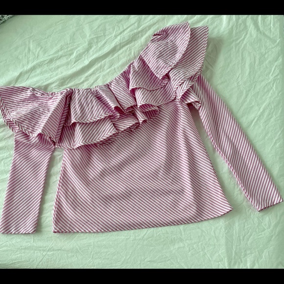 Pink and white Chicwish blouse - Picture 2 of 5